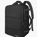 Taygeer Travel Laptop Backpack for Men Women, Airplane Approved Travel Backpack Suitcase with Usb Charging Port, Lightweight College 35l Luggage Bag 15.6inch Laptop Mochila Gifts for Business,Black