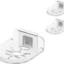 3 Packs Camera Wall Shelf Heavy Duty Adhesive Floating Shelf for Security Camera, Baby Monitor, Mini Speaker Wall Space BracketClear
