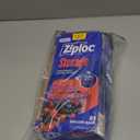 Ziploc Gallon Food Storage Bags, Stand-Up Bottom, Easy to Fill, 81 Count 