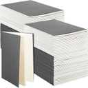 Mimorou 100 Pcs Journals Notebooks Bulk - Kraft Softcover A5 Small Notebooks 5.5 Inch x 8.3 Inch Notepads with 60 Page 30 Sheet for Writing Sketch Travel Office Supplies(Grey,Lined)