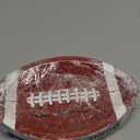 50 Pcs Football Oval Plates for Football Party Supplies, Disposable Dessert Paper Plates, Super bowl Party Decorations, Sports Game Tailgate Party Decor