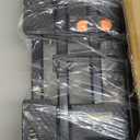 Folding Hand Truck 500lbs, Portable Heavy Duty Dolly Cart, 6 Wheels Collapsible Luggage Cart with 2 Elastic Ropes - Compact Trolley Cart for Easy Moving - Ideal Hand Cart for Travel and More (1.70, Black)