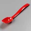 Carlisle FoodService Products Plastic Solid Spoon, 9 Inches, Red, 0.5 oz (Pack of 12)