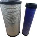 Engine Air Filter 1527217 1527219 Compatible With CAT 924G 924GZ 928G 930G LOADER & 315C 315D L 318C 319C 319D L 319D LN EXCAVATOR Replaces Fleetguard AF25492 AF25491,CAT 152-7217 152-7219