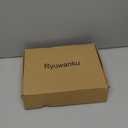 Ryuwanku Bathroom Faucet Brushed Gold Modern Waterfall Bathroom Sink Faucet with Single Handle Suitable for 1 or 3 Holes,Supply Deck Plate and Hose