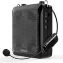 25W Wireless Voice Amplifier Bluetooth 5.3 | Grade Wireless Portable PA System with Reverb| Rechargeable Speaker 12H Battery for Teachers, Tour Guides, Presenters (2000mAh/S28)