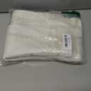 MIULEE Beige Rectangle Linen Polyester Tablecloth with Decorative Cutouts Spring Waterproof Stain Resistant & Shrink-Proof Table Cloth 52x70 inch Farmhouse Style for Dining Wedding and Outdoor