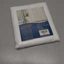 White Waffle Shower Curtain, Waffle Weave Striped Shower Curtain Hotel Luxury White Fabric Shower Curtains for Bathroom