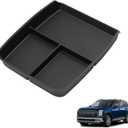 smabee Lower Center Console Organizer Tray for Hyundai Palisade 2026 Accessories Under Center Console Organizer Insert TPE Interior Black
