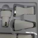 Dog Clippers Grooming Kit Hair Clipper-Low Noise Paw Trimmer- Rechargeable - Cordless Quiet Nail Grinder Shaver for Cats and Other Pets (Silver)