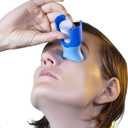 Remedic Eye Drop Guide with Silicone Adapter  Reusable Tool for Clean, Precise Eye Drop Application  Easy to Use Eye Drop Helper for Seniors, Caregivers & Family  Fits Most Eye Drop Bottles