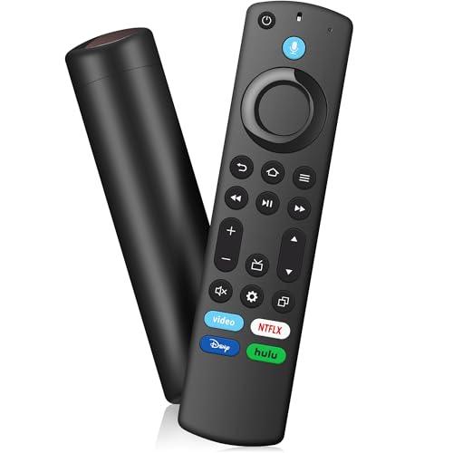 Replacement Remote Control for Fire Smart TV Stick(2nd/3rd Gen/4K/Lite/4K Max), TV Cube, Remote for Pioneer, Hisense, 3rd Gen Smart TV, Omni, QLED Series