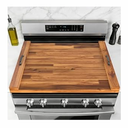 DUMOS Noodle Board Stove Cover with Handles, Wooden Stove Top Cover for Gas Electric Glass Stove, 22 x 29.5 inch(Light Brown)