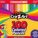 Cra-Z-Art Colored Pencils 100 Assorted Colors - Back To School Supply List Essential, Bulk Pack for School Supply Rooms and In Class For Teachers