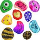 Dan&Darci Rock Painting Kit for Kids - Arts and Crafts for Girls & Boys Ages 6-12 - Craft Kits Art Set - Supplies for Rocks Paint - Best Tween Gift Ideas for Kid Activities Age 6 7 8 9 10 11