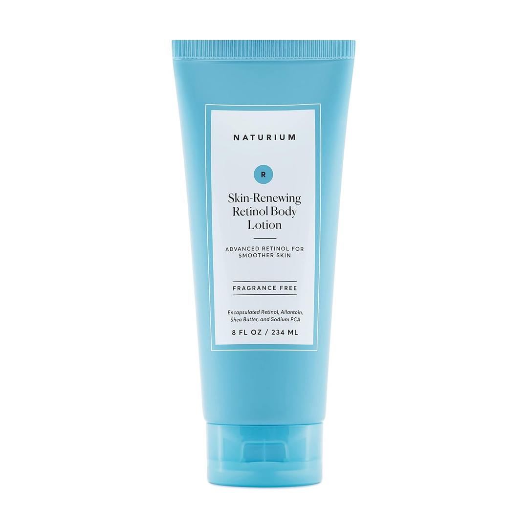 Naturium Skin-Renewing Retinol Body Lotion, Advanced Firming Anti-Aging Skin Care, with Encapsulated Retinol & Shea Butter, 8 oz