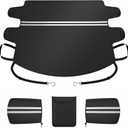 Car Windshield Snow Cover | 600D Oxford Fabric Windshield Frost Cover with Mirror Protector Cover| Fit for Compact Cars, SUV and Sedan | Essential Car Winter Accessories | Small (57"x45")