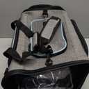 Siivton Cat Carrier,4 Sided Expandable Pet Carrier for Travel,Collapsible Soft-Sided Carriers with Removable Fleece Pad and Shoulder Straps,Airline Approved(17.5"x 11"x 11")