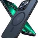 TORRAS Magnetic Shockproof for iPhone 12 Pro Case/iPhone 12 Case, [Military-Grade Drop Tested] [Compatible with MagSafe] Translucent Slim Protective Anti-Scratch, Black