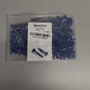 (Blue) Pocket Hole Screws # 8 * 3/4 "200pcs 1lbs Square Hole Wood Screws and Round Head Square Hole self Tapping Screws are Suitable for Wooden use.150MM,60MM Drive bit Included.