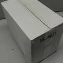 U-QE 100 Pieces Ivory Plastic Plates for Party - Ivory Disposable Plastic Plates - Heavy Duty Disposable Plates Including 50 Dinner 10 '' & 50 Dessert 7.5'' for Valentine's Day