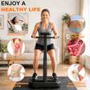 Vibration Plate Exercise Machine for Lymphatic Drainage, Full Body Shake Platform Board for Home Fitness, Fat Burning, 5 Program Modes and 99 Speed Levels