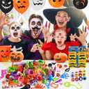 Halloween Party Favors, 240 PCS Halloween Toys Bulk for Kids, Halloween Goodie Bag Stuffers Fillers, Trick or Treat Gifts Exchange, School Classroom Carnival Game Prizes Toys Set