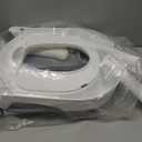 JASSONE Potty Training Seat, Toddler Step Stool, 2 in 1 Potty Training Toilet for Kids, Baby Seat with Splash Guard and Anti-Slip Pad for Boys Girls Potty Training, Grey (Gray)