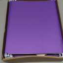 Smead Colored Hanging File Folder with Tab, 1/5-Cut Adjustable Tab, Letter Size, Purple, 25 per Box (64072) (Pack of 1)