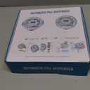 JULOS Bluetooth 28-Day Automatic Pill Dispenser with Lock, Medication Organizer up to 9 Alarms/Day, Sound & Light Alarms, Ezi-Read LCD & App Alert for Prescriptions, Vitamins, Clear Lid