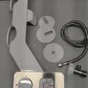 SAMODRA Bidet Attachment, Non-Electric Cold Water Bidet Toilet Seat Attachment with Pressure Controls, Retractable Self-Cleaning Dual Nozzles for Frontal & Rear Wash - Brushed Nickel