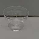 Hacaroa 50 Pack Plastic Dessert Cups Short Stem Cups with Spoons, 4 Oz Mini Parfait Appetizer Cup, Clear Disposable Ice Cream Bowls Mousse Cups for Party, Wedding, Picnic