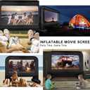 OUTTOY Inflatable/Blow Up Projection Screen with Quiet Fan and Storage Bag, Easy Set up, Mega for Outdoor, Backyard Movie Night, Theme Parties, Celebrations-16FT