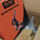 VEVOR Button Maker, 1/1.25/2.28 inch(25/32/58mm) 3-in-1 Pin Maker with 300pcs Button Parts, Ergonomic Arc Handle Punch Press Kit, Button Maker Machine with Panda Magic Book, for Children DIY Gifts