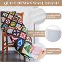 Buryeah 4 Pcs Quilt Design Wall Board 30 x 24 Inch
Extra Large Flannel Quilters Design Wall Board Panel, Modular Portable Layout for Quilting Sewing Room Project Fabric Display