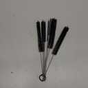 10" Long Professional Tube Cleaning Brush Set, Black, 10 Pc. Kit, Heavy Duty Deep Cleaning Brushes with Flexible Handles for Bottles, Straws, Pipes, Keyboards, Glass, Guns, and Detailing (10pk - 2mm 3mm 4mm 5mm 6mm 8mm 12mm 16mm 20mm 24mm)