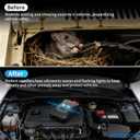 BORHOOD Ultrasonic Rodent Repellent, 2 Pack Plug-in Mouse Rat Pest Bat Squirrels Repellent for Car with Battery Powered Under Hood, Keep Mice Out of Cars Engines, Indoor, Garage, Storage Room-Black