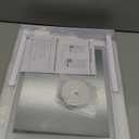 HIEEY Lighted Makeup Mirror, 14.1" x 12.1" Hollywood Vanity Mirror with Lights, Three Color Lighting Modes, and 5X Magnification Mirror, Smart Touch Control, 360Rotation (White,Gift Box)