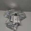 WDF 360 Pieces Silver Plastic Silverware- Disposable Flatware - Heavyweight Plastic Cutlery- Includes 120 Forks, 120 Spoons, 120 Knives for Christmas