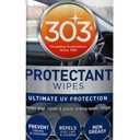 303 Products Automotive Protectant Wipes - Helps Prevent Fading & Cracking, Repels Dust, Lint & Staining, Superior UV Protection & Restores Lost Color, Exterior & Interior Car Cleaning Supplies (25 count)