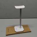 Headphone Stand, Desktop Headset Holder Heavy Base Desk Earphone Stand Aluminum Gaming Headset Hanger Rack Compatible with AirPods Max, AirPods Pro, Sony, Beats, Bose, Razer (White)