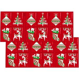 Holiday Delights Forever Postage Stamps 2 Books of 20 First Class US Postal Christmas Celebrations Wedding Anniversary Party Traditions (40 Stamps)