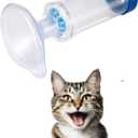 Pet Inhaler Spacer with Face Mask, Handheld Aerochamber for Pets, Cat Inhaler Spacer with Comfortable Mask, Aero Chamber (for Cats)