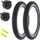 2 Pack Kids Bike Tire 16x2.125  Folding Tire for Kids Bikes Compatible Fits Most Kids Bikes