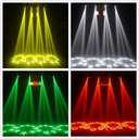 150W LED Moving Head Light Rotating 8 Prism Spot Stage Light, 8 GOBO 8 Colors Professional Moving Head Stage Lighting for Theaters Bars Performance Dj Event 2 Pack