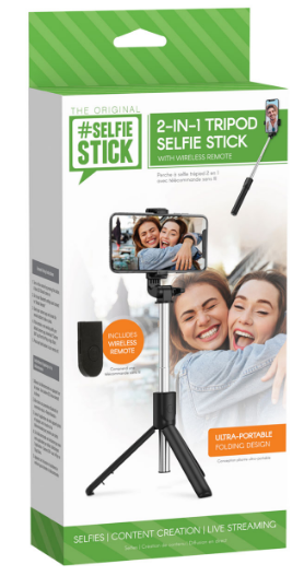 2-in-1 Tripod Selfie Stick