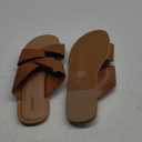 Luoika Women's Wide Width Flat Slides Sandals, Strapy Slide Sandal Slip on Dressy Summer Shoes for Women., 12 size