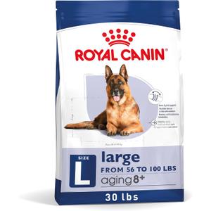 Royal Canin Size Health Nutrition Large Aging 8+ Senior Dry Dog Food, 30 lb Bag BB Date Aug 26