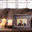 Cremation Memorial Urns for Human Ashes Adult Male Female, Wooden Picture Frame Urns Box and Casket for Men Women Child, Burial Funeral for Ashes