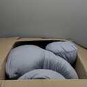 MOON PARK Pregnancy Pillows for Sleeping - 57 Inch U Shaped Full Body Maternity Pillow with Removable Cover - Support for Back, Legs, Belly, Hips - Pregnancy Pillow for Women - Grey